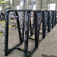 Barre de musculation fixe MND Fitness IRON BULL, barre droite et courbée pour haltères, rack de barres pour la maison et la salle de sport