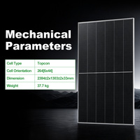 Panneau solaire TongWei 680W 700W 745W 750W 760W, type N, TOPCon, bifacial, photovoltaïque, pour montage au sol