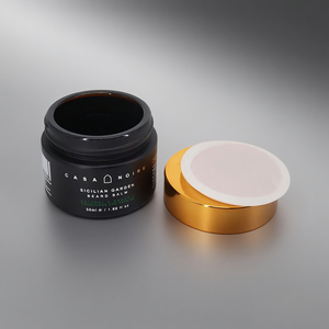 Envases <span class=keywords><strong>de</strong></span> Vidrio Recargables y Personalizables para Crema Exfoliante, con Tapa Dorada, para Crema Corporal, Suero Facial, 30g, 50g, 100g - Product Image 4