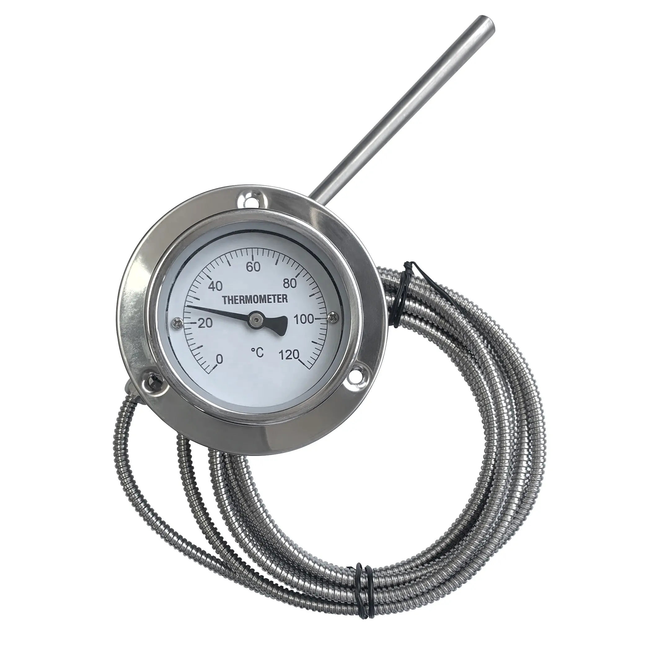 2.5Inch Afstandsthermometers Capillaire Temperatuurmeter