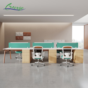 Venta Caliente <span class=keywords><strong>de</strong></span> Espacios <span class=keywords><strong>de</strong></span> Trabajo Compartidos Modernos, Estación <span class=keywords><strong>de</strong></span> Trabajo <span class=keywords><strong>de</strong></span> Oficina Modular, Escritorio <span class=keywords><strong>de</strong></span> Espacio Abierto para 4/6 Personas, Muebles Comerciales - Product Image 2