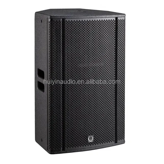 Caixa de alto-falante ativo profissional TH415P-1, alto-falante ativo de 2 vias, com potência de 500 W, woofer, subwoofer, tweeter, faixa completa de 15 polegadas