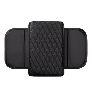 Car Armrest Box Mat Leather 18x31 Cm Cup Holder Integrated Center Storage For SUV - Product Image 1