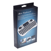 I8 Keyboard Nirkabel Mini 3 Warna 2.4G Hitam Android Usb Kotak Nirkabel Unit Gaya Baterai