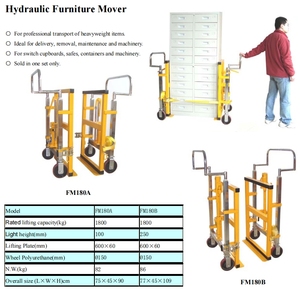 Hydraulique Heavy Duty 600 KG Manual Furniture Mover Outil de déménagement de meubles FM60 Furniture Lifter Transport Mover - Product Image 6