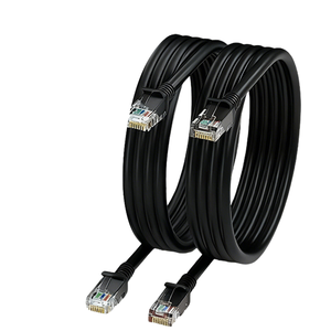 สายเคเบิล CAT5 Cat5e แบบ OEM ความยาว 1 ม. 3 ม. 10 ม. 100 ม. 109.36 หลา 26AWG ทองแดงแท้ สายเคเบิลเครือข่าย UTP แบบมีปลอกหุ้มทองแดง - Product Image 1