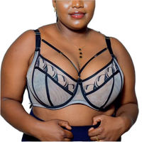Nouveau Soutien-Gorge Haute Qualité Grande Taille à Bonnets Profonds et Couvrance Totale, Modèle Sexy en Dentelle, pour Femmes 34-42 DD E F FF G GG H HH