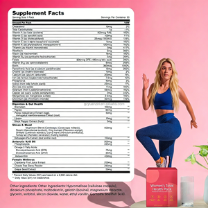 OEM ODM วิตามินรวมแบบแพ็ค 30 ซอง ออ<span class=keywords><strong>ล</strong></span>อิน<span class=keywords><strong>วัน</strong></span> วิตามินแ<span class=keywords><strong>ล</strong></span>ะแร่ธาตุสำคัญเพื่อสุขภาพที่ดีทุกวัน วิตามินเสริมสำหรับผู้หญิง - Product Image 5