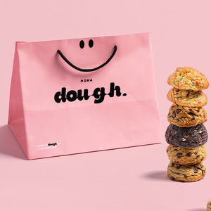 Caja de Embalaje para Llevar <span class=keywords><strong>Galletas</strong></span> y <span class=keywords><strong>Donuts</strong></span>, Rosada, Corrugada, Personalizada, con Recubrimiento UV y Grabado en Relieve, Cartón para Alimentos - Product Image 5