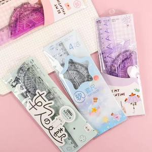 Juego de reglas flexibles de dibujo para estudiantes escolares, lote maestro suave de PVC, Color de Pvc suave para reglas, productos de papelería - Product Image 3