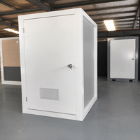 Cabine de toilette mobile portable avec panneau sandwich 1100 x 1100 x 2300 mm pour camping, sanitaires, parc, complexe hôtelier et lieux publics