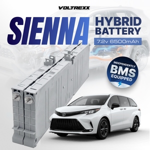 High Performance 7.2V Sienna Hybrid <b>Battery</b> 6500mAh VOLTREXX CE UL Approved OEM Replacement - Product Image 1