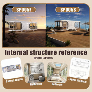 Casa Contenedor Tipo Cápsula Espacial de Lujo Completamente Amueblada, <span class=keywords><strong>2</strong></span> Dormitorios, Balcón Retráctil, Ecológica, Instalación Rápida, Ideal para Turismo en Zonas Turísticas - Product Image 6