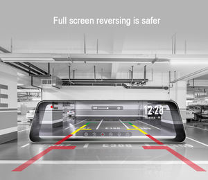 Caméra cachée 9.66 pouces, système d'enregistrement DVR, double objectif, caméra <span class=keywords><strong>de</strong></span> recul 1080P, rétroviseur <span class=keywords><strong>de</strong></span> voiture Automobi - Product Image 6