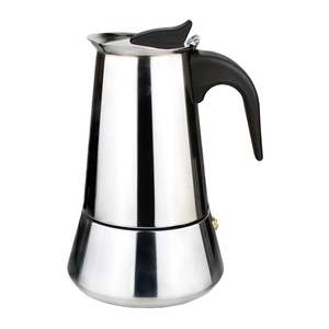 Cafetière à expresso Hyri Hot Custom en acier inoxydable, pour cuisinière, 6 tasses, cafetière italienne, percolateur, moka pot - Product Image 1