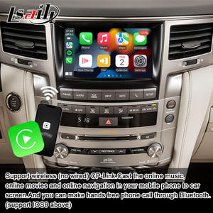Lsailt 8G inalámbrico CarPlay Android Auto para Lexus LX570 2013-2015 LC200 Crown Android 13 Kit de actualización con NetFlx, Google Play - Product Image 4