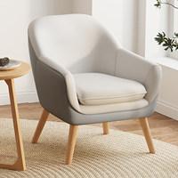 Fauteuil simple multi-usage en cuir de style nordique italien avec rembourrage en éponge pour hall d'hôtel, mobilier commercial pour usage intérieur, Foshan City