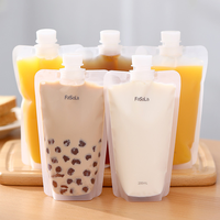 Doypack Ravitaillement Jus de Boissons Personnalisé avec Bec Verseur – Sachet Souple Mat Plastique pour Emballage Alimentaire