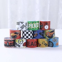 Bracelet élastique à thème automobile pour compétition de course, réunion de famille, jouet éducatif pour enfants, voiture de course