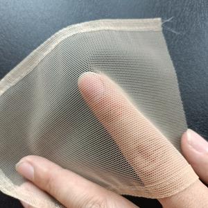 Kain jaring renda Swiss tidak terlihat transparan HD 1 Yard penutup renda bahan dasar-Wig alat pembuat ekstensi - Product Image 3