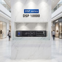 Amplificateur de puissance professionnel AOFO DSP10000 4x1300W Classe D DSP Dante avec écran tactile pour caissons de basses de scène