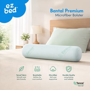 Oreiller en microfibre douce et rafraîchissante, conçu avec un tissu à base de Tencel, offre un confort doux et une excellente respirabilité pour les lits modernes. - Product Image 1