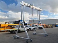 Grue à portique en aluminium réglable de 1 à 10 tonnes, palan de levage mobile portable