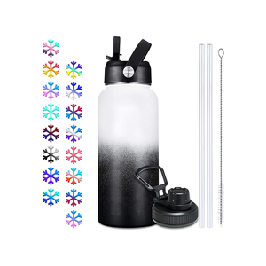 Botella de Agua Deportiva de Acero Inoxidable 304 con Logotipo Personalizado Premium, la Más Vendida OEM/ODM, Base Antideslizante, Aislamiento al Vacío, Tapa con Asa y LED - Product Image 1