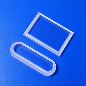 갤럭시 쿼츠 고온 내성 천연 용융 석영 창 플레이트 >99.99% 순도 맞춤형 광학 부품 용접용 - Product Image 3