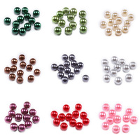 Haute luminosité ABS Imitation perle bricolage vêtement perles accessoire plastique sans trous pour perles JIARUI BEAD-003 rond Durable