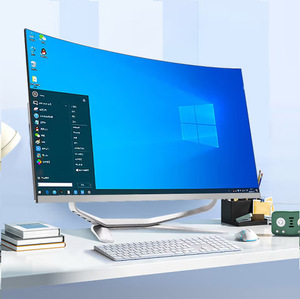 Wets 24 "27'' ทั้งหมดในหนึ่งชิ้น Intel Core I7 I3 I5 8GB RAM 256GB SSD + 500GB HDD 1920*1080P HD HD หน้าจอโค้ง monoblock <span class=keywords><strong>Computer</strong></span> - Product Image 1
