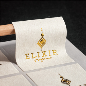 Adesivi Personalizzati con Texture in Lamina d'Oro, Ecologici e Resistenti all'<span class=keywords><strong>Olio</strong></span>, Completamente Personalizzabili per Tutte le Dimensioni - Product Image 1