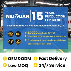 NIUYUAN fabrika tedarikçisi Modern tarzı dekorasyon anodize altın alüminyum merdiven <span class=keywords><strong>Nosing</strong></span> - Product Image 6