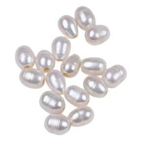 Collar de Perlas Naturales de Agua Dulce de 2-3 mm, Cuentas de Arroz Púrpura Semiterminadas, Cuentas Sueltas Planas para DIY, Perlas Pequeñas al por Mayor - Product Image 4