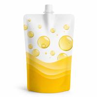 Pochettes Doypack personnalisées imprimées de 500 ml et 1 L avec bec verseur pour savon liquide, détergent, recharge, résistantes aux produits chimiques