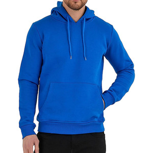 2026 Wholesale 100% Cotton Fleece 350gsm Winter Hoodie <b>Men's</b> Sweatshirt Casual Solid Color Breathable Quick Dry Eco-Friendly - Product Image 5