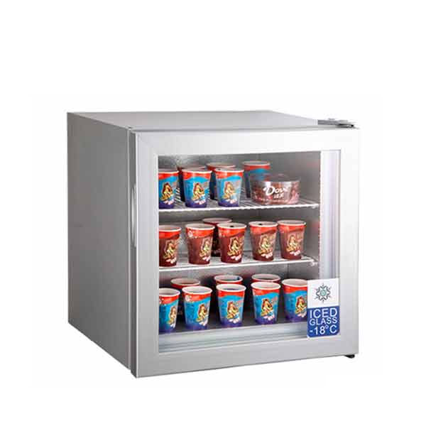 55L Small Ice Cream Freezer Mini Gefrier schrank Commercial Freezer