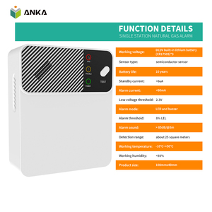 Detector de Gas Independiente para América, <span class=keywords><strong>Precio</strong></span> de Fábrica 2026, Alarma de Gas con Batería de 10 Años de Duración, para América del Norte - Product Image 6