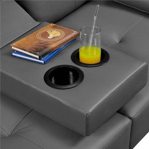 Salon Fantaisie Faux Cuir Futon Canapé-lit Convertible Canapé-lit avec Pieds en Métal Chromé - Product Image 4