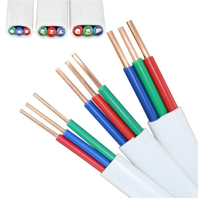 BVVB Cable Building Electrical Wire Annealed Solid / Stranded Copper Conductor