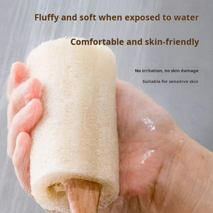 Long Handled Luffa Sponge Bath <b>Scrub</b> <b>Brush</b> Bathroom Supplies Loofah <b>Brush</b> for Bath <b>Brushes</b> Sponges & Scrubbers - Product Image 4