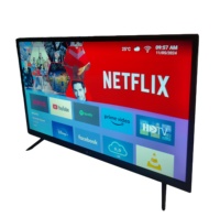 Logo personnalisé 4K LED Android TV pour hôtels 60 65 75 85 100 pouces Full HD avec interface LAN pour PS5 & PS4