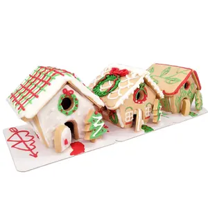 New Arrival High Quality DIY Gingerbread House Cookie Kit Ginger Bread House Kit For Edible Toys