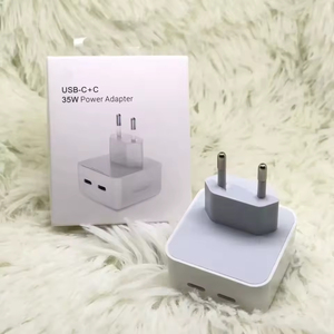 Cargador adaptador de pared <span class=keywords><strong>tipo</strong></span> <span class=keywords><strong>C</strong></span> <span class=keywords><strong>USB</strong></span> de carga rápida Qc3.0 de 35W PD Dual <span class=keywords><strong>Usb</strong></span>-<span class=keywords><strong>c</strong></span>, cargador para <span class=keywords><strong>Iphone</strong></span> X 12 <span class=keywords><strong>14</strong></span> - Product Image 6