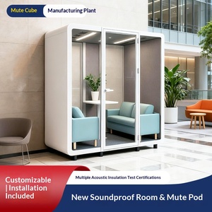 Nouvelle cabine insonorisée avec absorption acoustique pour le <span class=keywords><strong>streaming</strong></span> <span class=keywords><strong>en</strong></span> direct mobile, les bureaux et les salles de réunion - Vente directe d'usine - Product Image 2