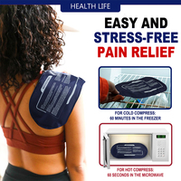 World-Bio Gel de thérapie corporelle multifonctionnel Hot & Cold Pack Soulagement de la douleur avec enveloppement confortable