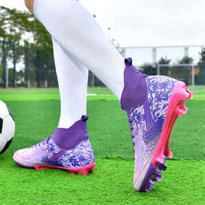 Zapatillas de fútbol de caña alta 2026 <span class=keywords><strong>para</strong></span> comercio exterior, unisex, al por mayor, <span class=keywords><strong>con</strong></span> tacos largos y cortos, <span class=keywords><strong>para</strong></span> estudiantes y niños grandes, <span class=keywords><strong>para</strong></span> césped artificial. - Product Image 5