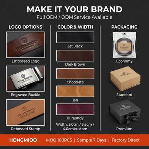 <span class=keywords><strong>Cintura</strong></span> da <span class=keywords><strong>Uomo</strong></span> di Lusso Business con Fibbia Automatica Regolabile e Meccanismo a Cricchetto in Vera Pelle Bovina con Logo Personalizzato dalla Fabbrica - Product Image 5