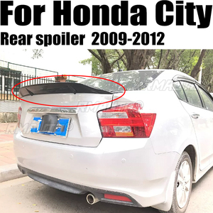 สปอยเลอร์หลังคาร์บอนไฟเบอร์แท้ 100% คุณภาพสูง สำหรับ Honda City ปี 2009 2010 2011 2012 รุ่น R Style - Product Image 1