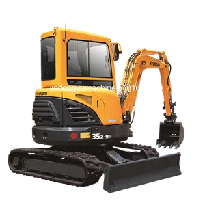 3.5 ton mini excavator used excavator Hyundai r35z-9 earth moving machinery construction machine for sale